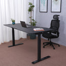 Elite Pro Series 71" x 33" Standing Desk with Black Frame