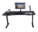 Elite Pro Series 71" x 33" Standing Desk with Black Frame