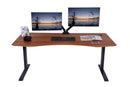 Elite Pro Series 71" x 33" Standing Desk with Black Frame
