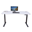 Elite Pro Series 71" x 33" Standing Desk with Black Frame