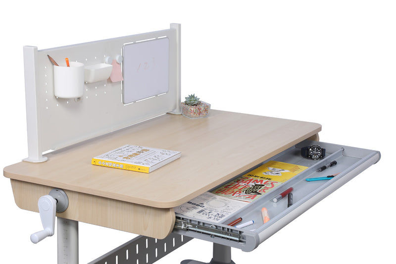 NK Series Children's Height Adjustable Desk (Beige)