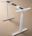 K Series Dual Motor Electric Adjustable Sit Stand Desk Frame Only