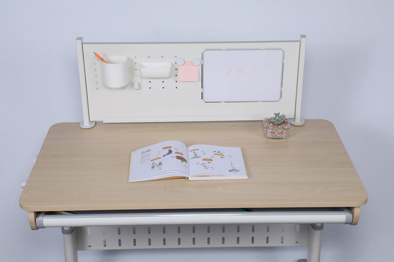 NK Series 43" x 24" Children's Height Adjustable Desk (Beige)