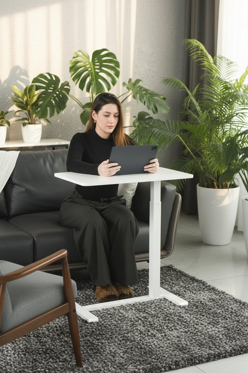 NEW PRODUCT PRE-ORDER: Overbed Table Adjustable Height 30"-43", Rolling Laptop Desk with Wheels