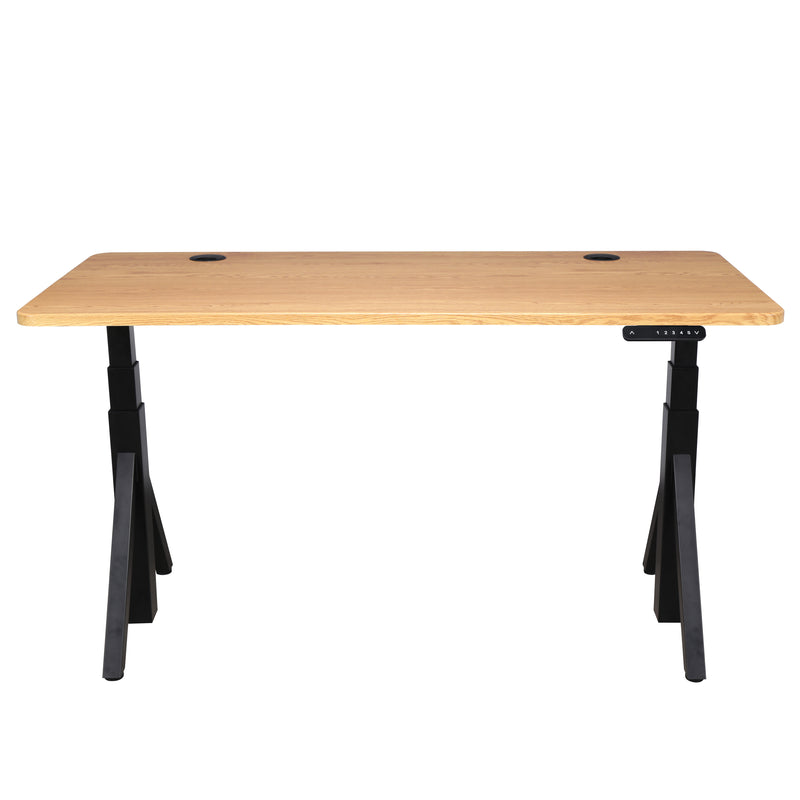 Quattro Series 60" Electric Adjustable Standing Desk with Rectangular Top