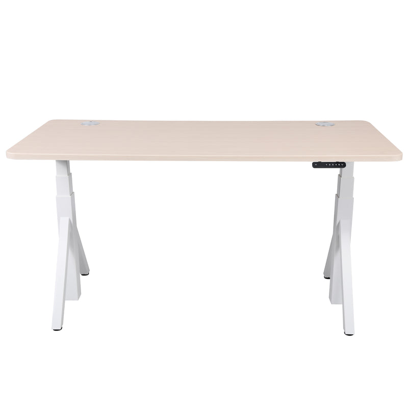 Quattro Series 60" Electric Adjustable Standing Desk with Rectangular Top