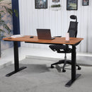 K Series 71" Standing Desk with Curved Top