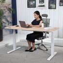 K Series 71" Standing Desk with Curved Top