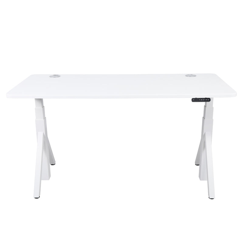 Quattro Series 60" Electric Adjustable Standing Desk with Rectangular Top