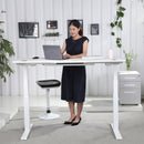 K Series 71" Standing Desk with Curved Top