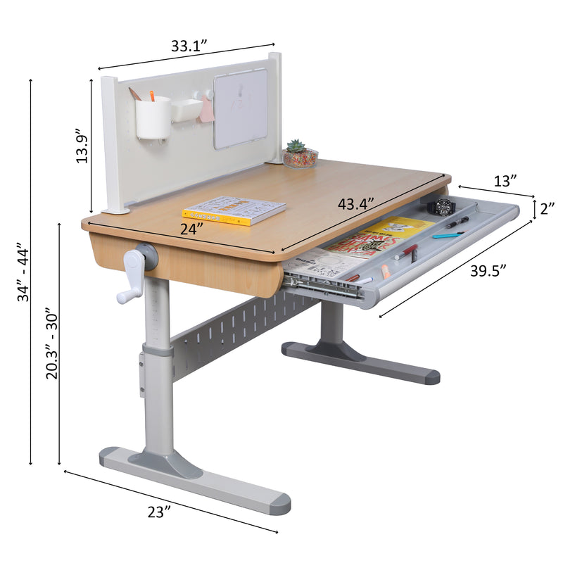 NK Series 43" x 24" Children's Desk/Chair Set