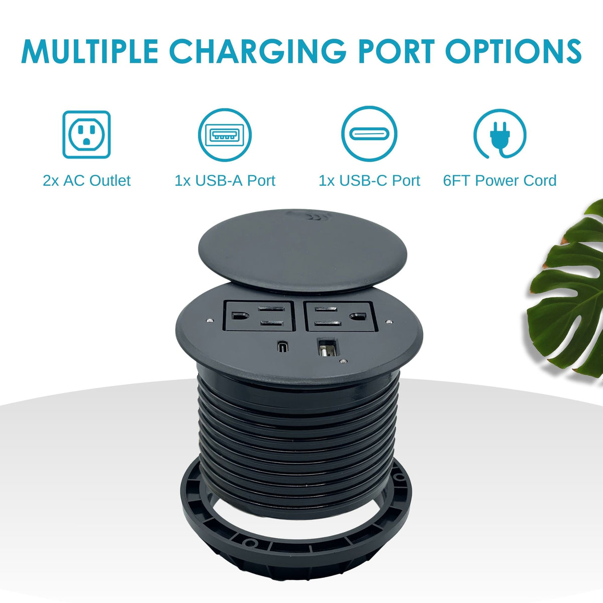 UL Certified Power Grommet with Cover