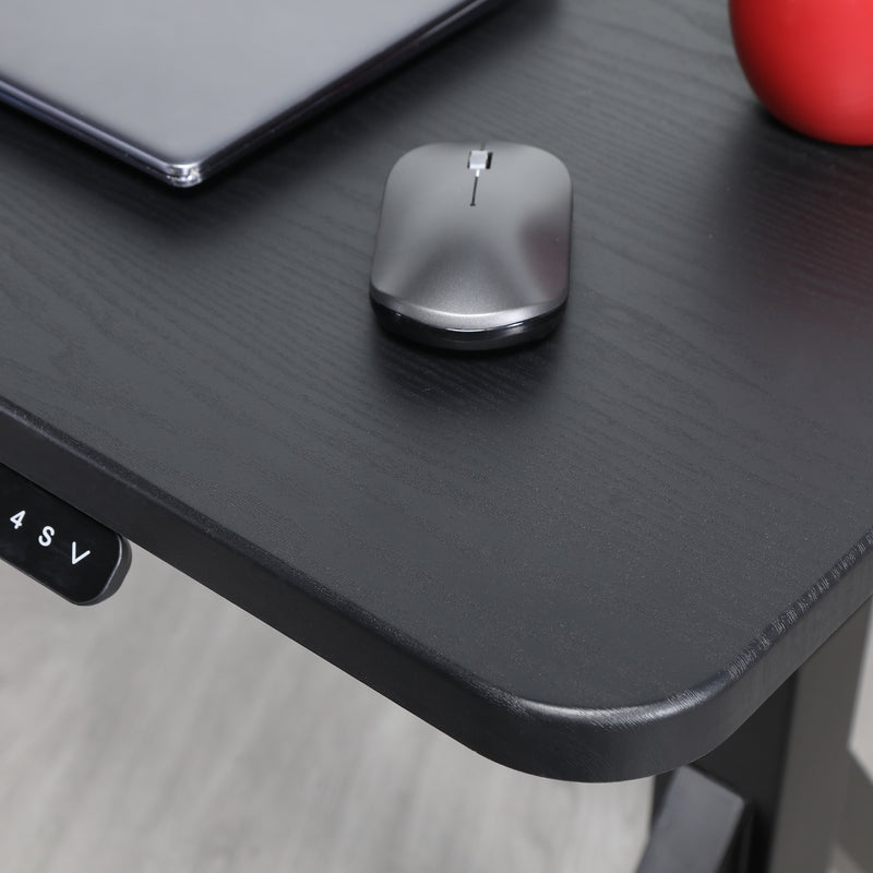 Quattro Series 60" Electric Adjustable Standing Desk with Rectangular Top