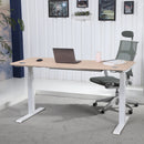 K Series 71" Standing Desk with Curved Top