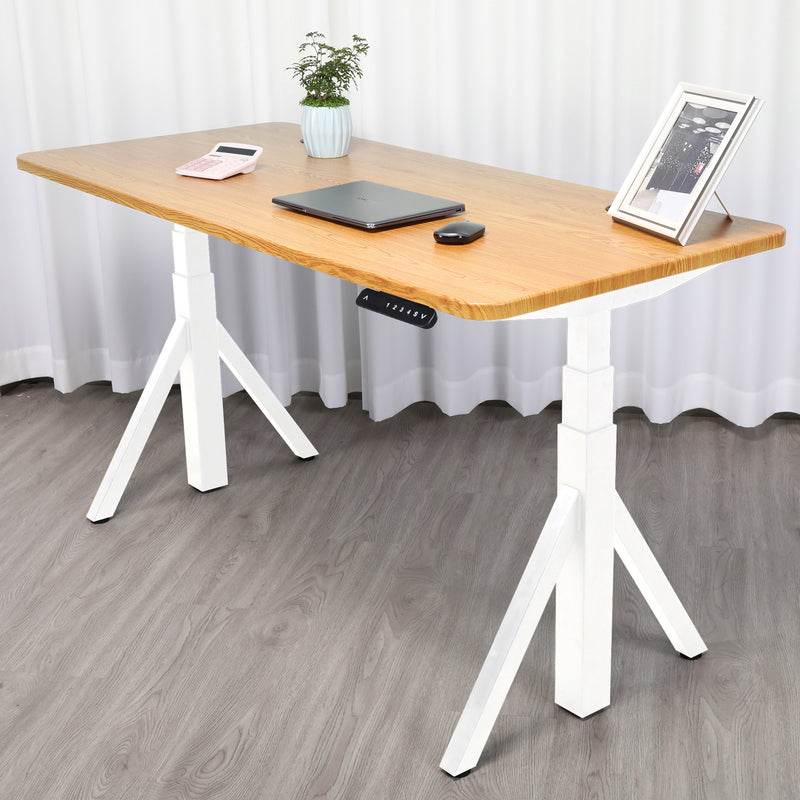 Quattro Series 60" Electric Adjustable Standing Desk with Rectangular Top