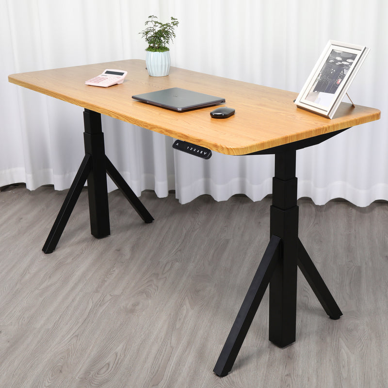 Quattro Series 60" Electric Adjustable Standing Desk with Rectangular Top