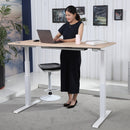 K Series 71" Standing Desk with Curved Top