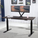 K Series 71" Standing Desk with Curved Top