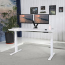 K Series 71" Standing Desk with Curved Top