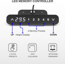 K Series 71" Standing Desk with Curved Top
