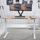 K Series 71" Standing Desk with Curved Top