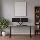 Elite Pro Series 71" x 33" Standing Desk with Black Frame