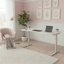 Elite Pro Series 71" x 33" Standing Desk with Off-White Frame