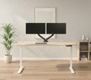 Elite Pro Series 71" x 33" Standing Desk with Off-White Frame