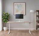 Elite Pro Series 71" x 33" Standing Desk with Off-White Frame