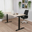 Elite Pro Series 71" x 33" Standing Desk with Black Frame (Back-ordered. Restocks by 3/14/2025)