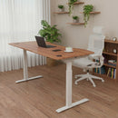 Elite Pro Series 71" x 33" Standing Desk with Off-White Frame