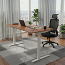 Elite Pro Series 71" x 33" Standing Desk with Off-White Frame