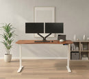 Elite Pro Series 71" x 33" Standing Desk with Off-White Frame