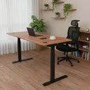 Elite Pro Series 71" x 33" Standing Desk with Black Frame