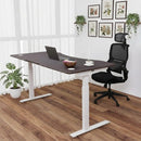 Elite Pro Series 60" x 27" Standing Desk with Off-White Frame