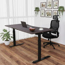 Elite Pro Series 71" x 33" Standing Desk with Black Frame (Back-ordered. Restocks by 3/14/2025)