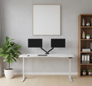 Elite Pro Series 71" x 33" Standing Desk with Off-White Frame