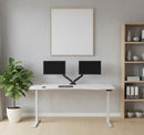 Elite Pro Series 60" x 27" Standing Desk with Off-White Frame