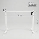 Strata Series Single Motor Electric Adjustable Sit Stand Desk Frame Only
