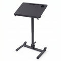 Mobile Standing Desk with 90° Tilting Top & Whiteboard Surface