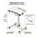 [NEW] Mobile Standing Desk with 90° Tilting Top & Whiteboard Surface (PRE-ORDER SHIPS BY 6/10/26)