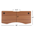 Elite Pro Series 60" Standing Desk with Stabilizer Bar