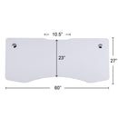 Elite Pro Series 60" Standing Desk with Stabilizer Bar