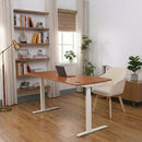 Elite Pro Series 60" x 27" Standing Desk with Off-White Frame