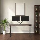 Elite Pro Series 71" x 33" Standing Desk with Black Frame