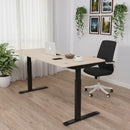 Elite Pro Series 71" x 33" Standing Desk with Black Frame