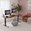Elite Pro Series 71" x 33" Standing Desk with Black Frame