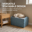 ApexFelt Premium Felt Cat Castle & Stackable Cat Castle