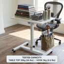 [NEW] Mobile Standing Desk with 90° Tilting Top & Whiteboard Surface (PRE-ORDER SHIPS BY 6/10/26)
