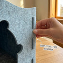 ApexFelt Premium Felt Cat Castle & Stackable Cat Castle